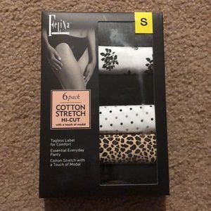 6 pack Cotton Stretch Hi-Cut